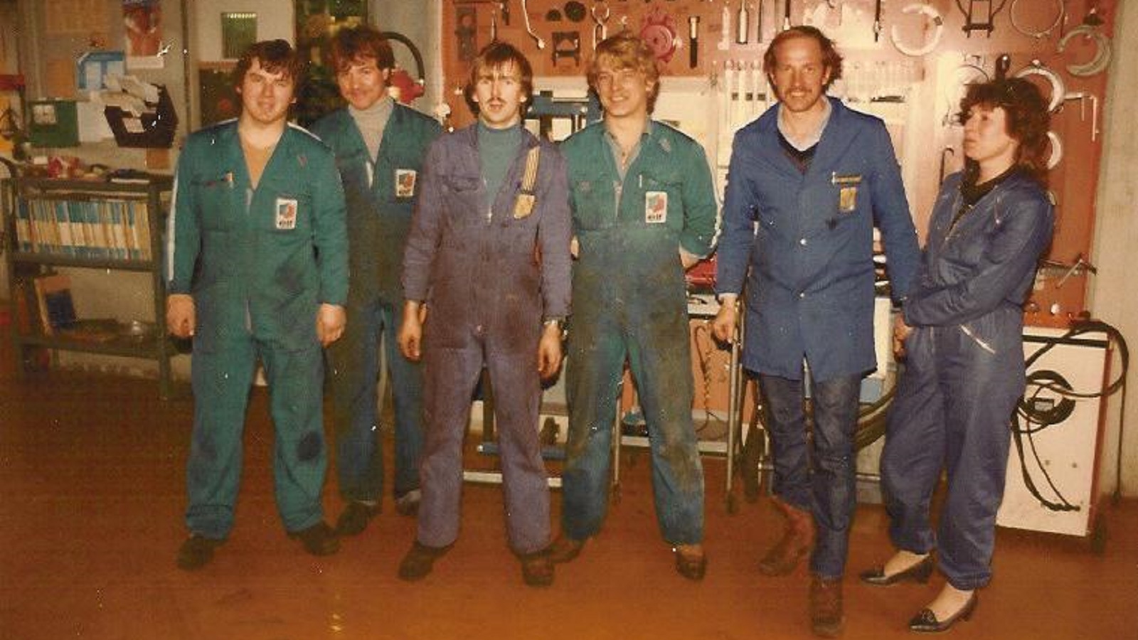 Teamfoto Turben-Garage AG 1980